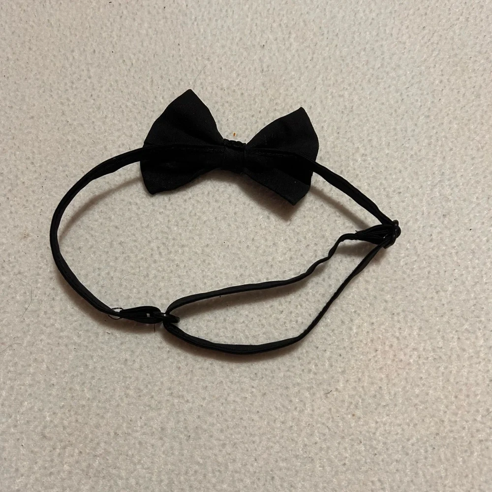 Classic Black Bow Tie for Kids